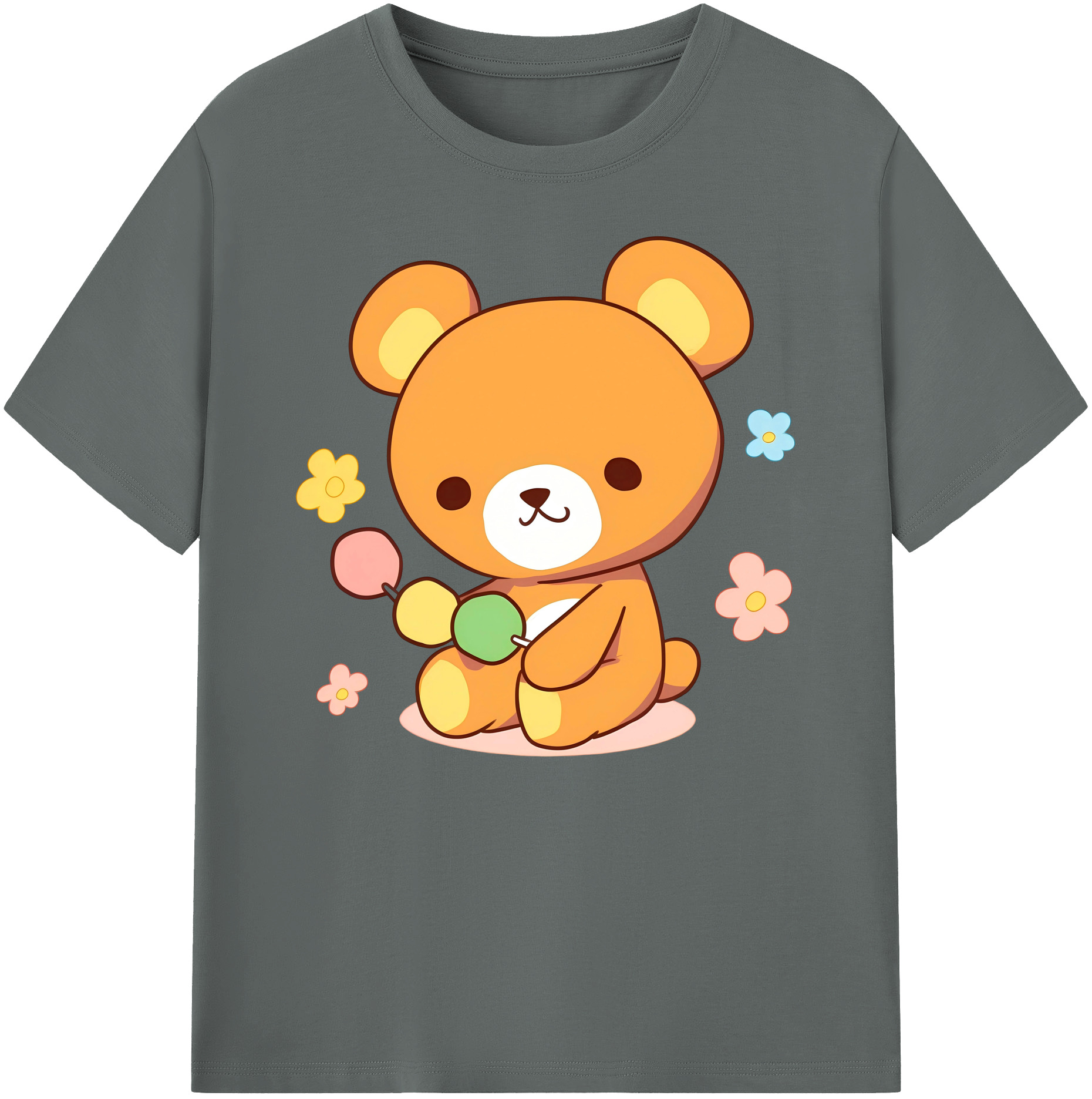 （画像用） リラックマ リラックマ キイロイトリ Rilakkuma Korilakkuma Kiiroitori 綿100％ メンズ半袖Tシャツ｜肌触りやわらか＆通気性